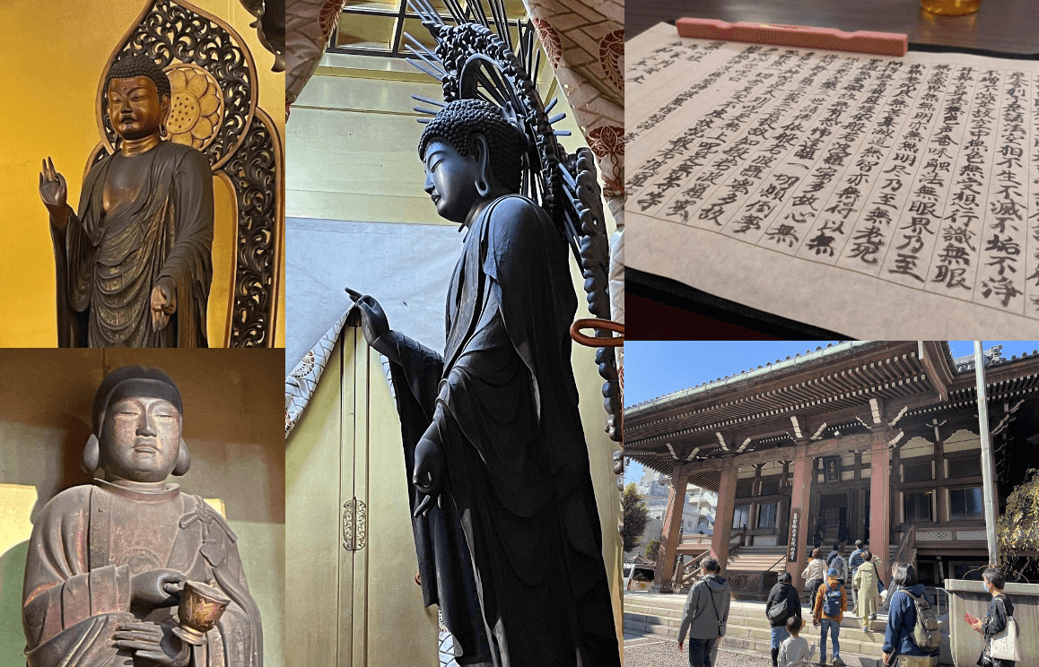 廃寺の本尊の側にあった古銅の仏像